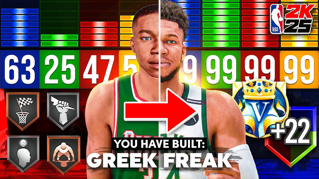 I Turned My Giannis Antetokounmpo Build into a LEGEND (+22 Cap-Breakers)
