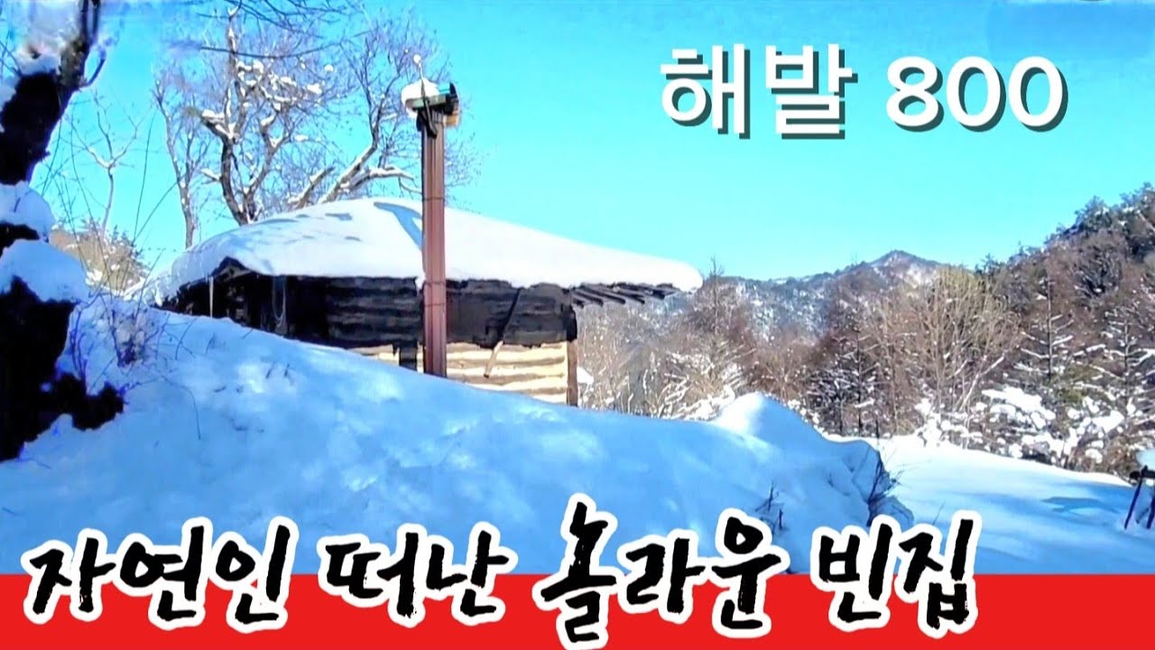 강원도 산 꼭대기 에 있는 놀라운 빈집 / 자연인 은 떠나고 아까운 빈집 만이 남았네요 