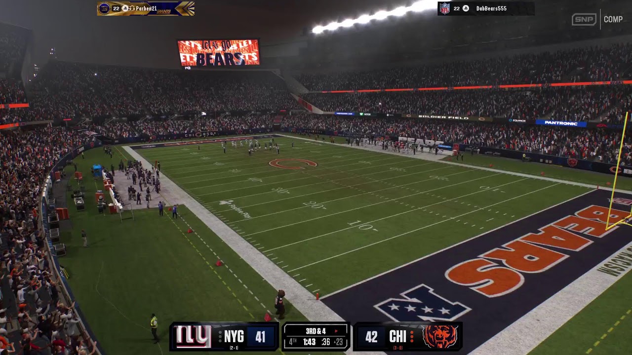 Bears vs giants