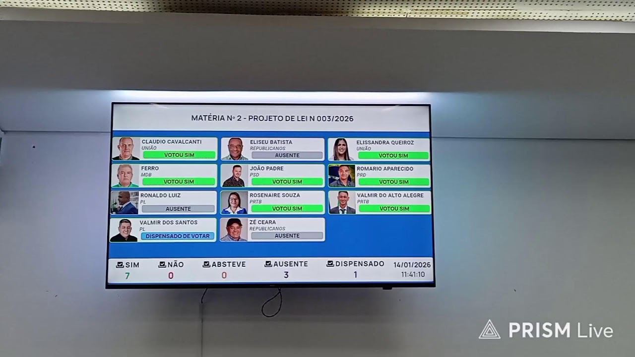 Transmissão ao vivo de Câmara Municipal de Alto Paraíso - Rondônia
