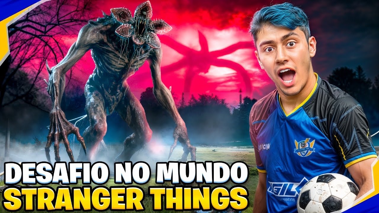 FIZ DESAFIOS NO MUNDO DO STRANGER THINGS! 