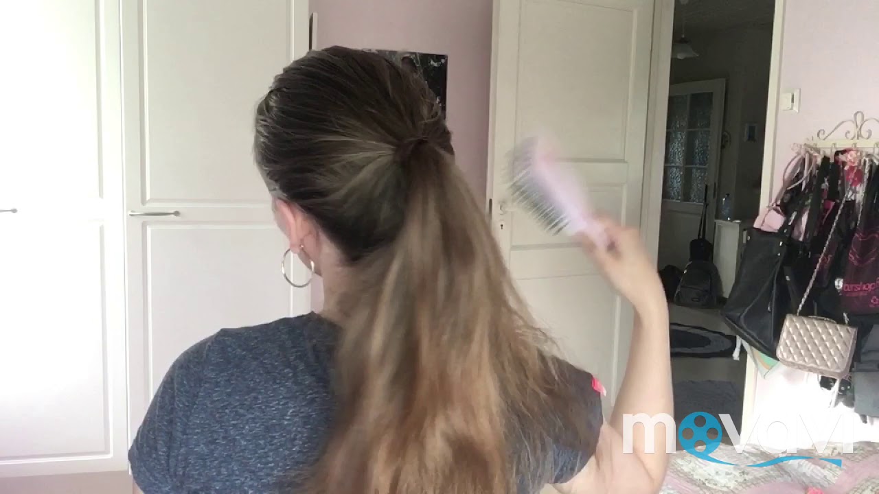 ASMR Ponytail hair brushing & playing