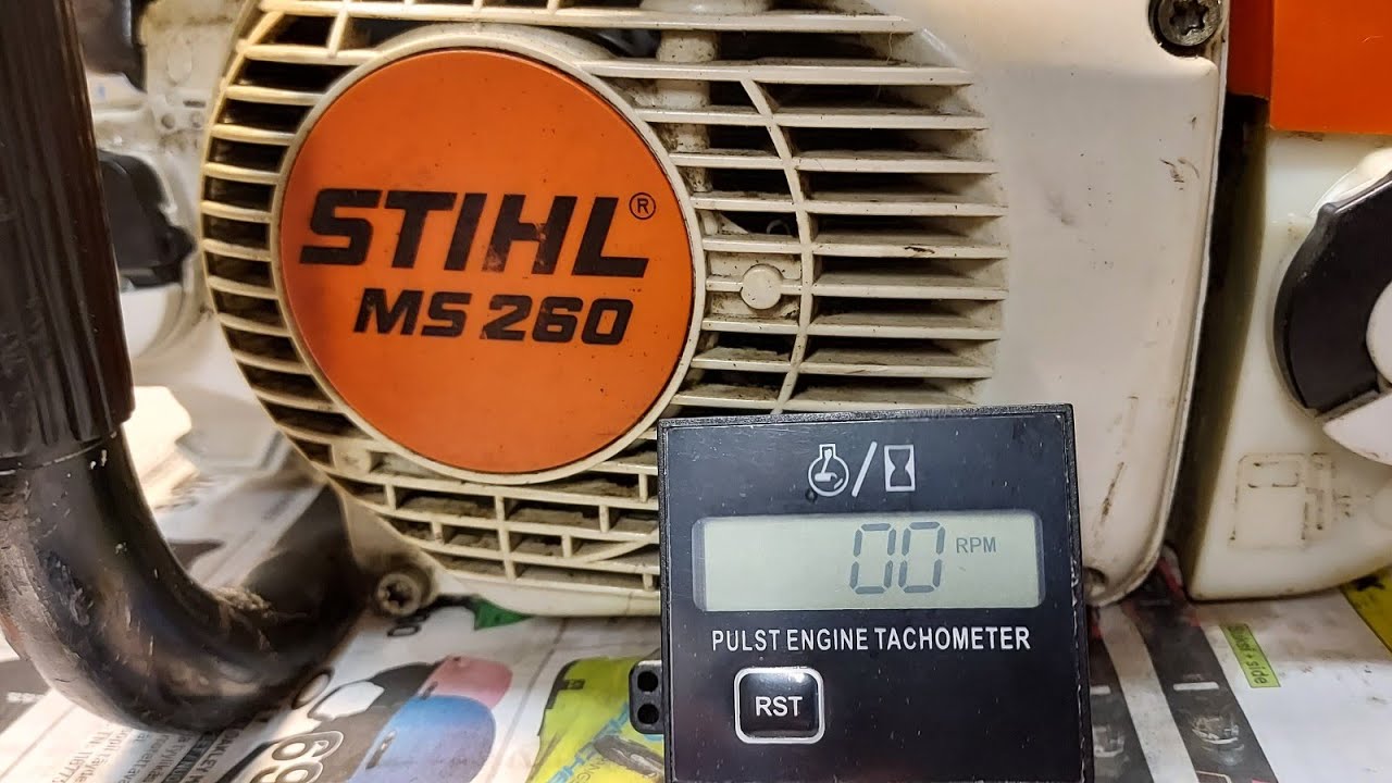 Stihl MS 260, säädetään seokset kohilleen ja saha laulamaan.