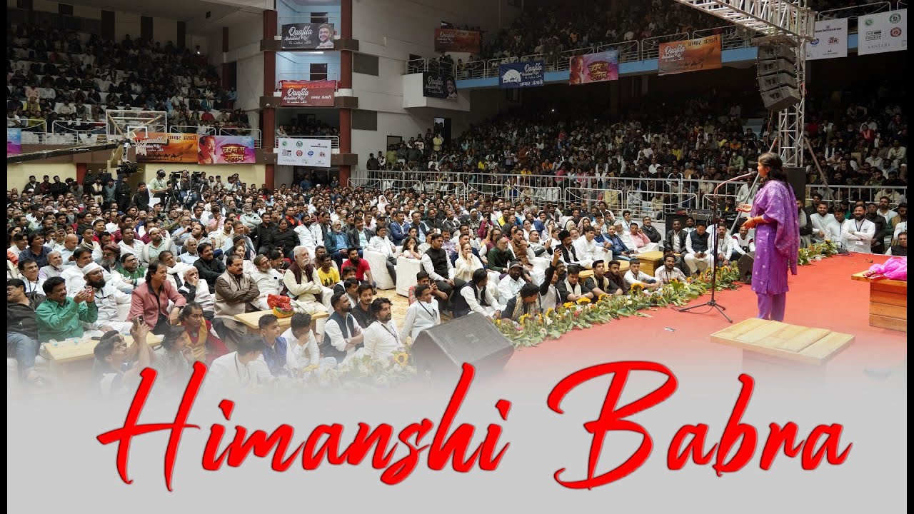 Himanshi Babra Jashn E Sattan Grand Mushaira Indore 01 February 2025
