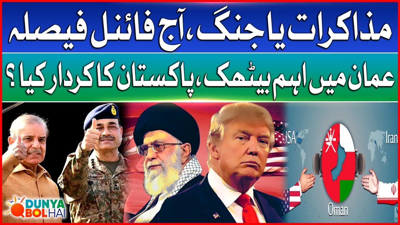 Iran Vs USA Conflict | Oman Peace Efforts | Dr. Huma Baqai Analysis | Dunya BOL Hai