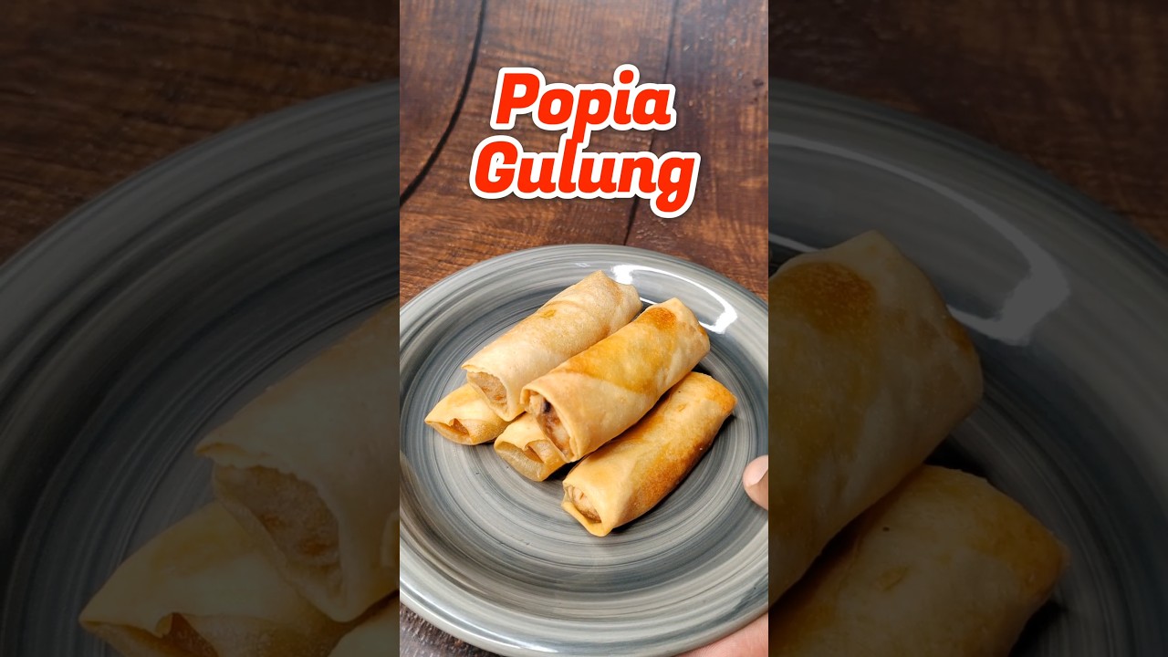 My Favorite Crispy Popia Gulung (Crispy Spring Roll) ❤️  #shorts #ramadan #bukapuasa