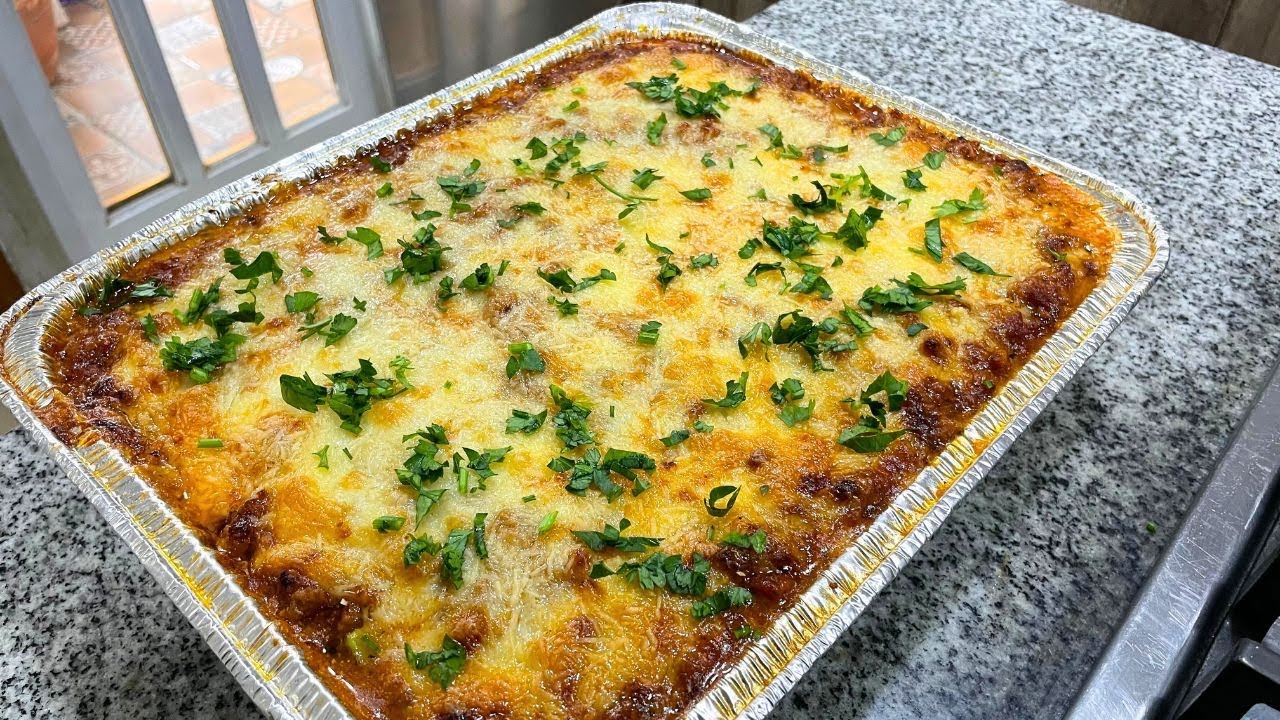 LASAÑA HECHA CON CALABACITAS