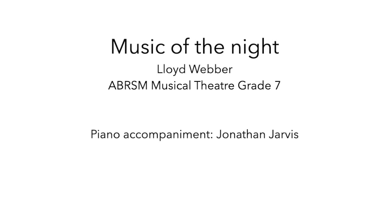 Music of the night