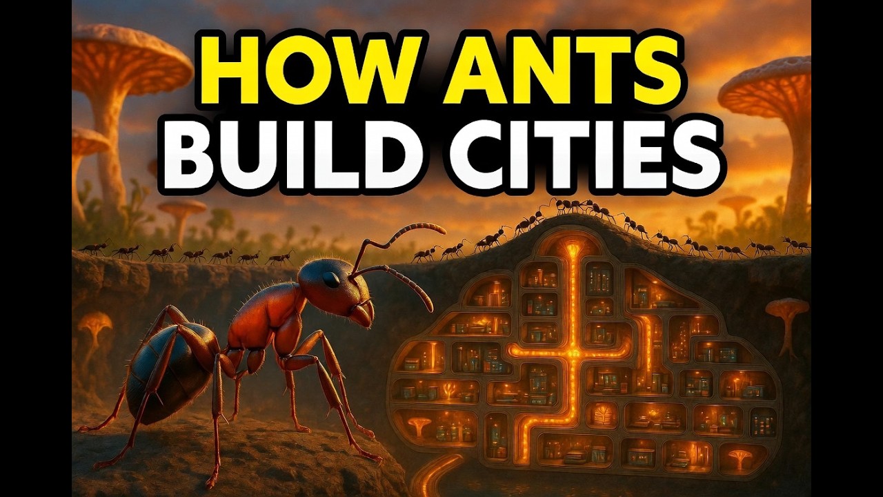 How Ants Build Cities Underground