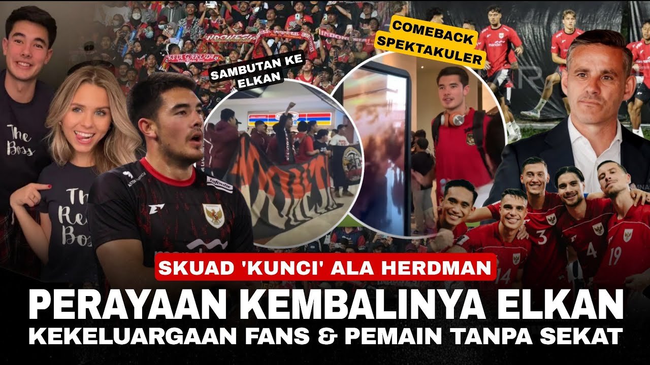 Elkan & Keluarga Terharu Disambut Fans Garuda 