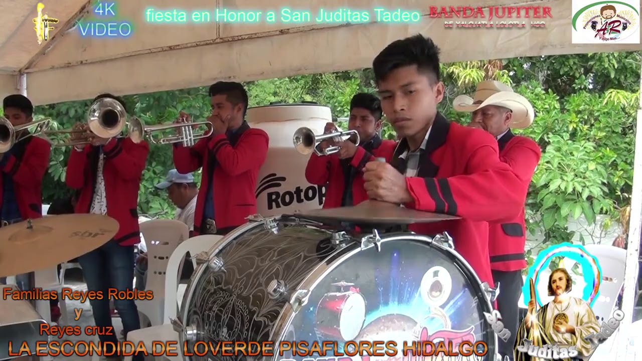 BANDA JUPITER  GRAN FIESTA A HONOR A SAN JUDITAS TADEO FAMILIA REYES ROBLES Y REYES CRUZ
