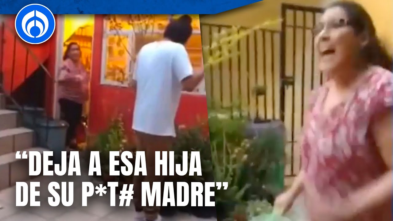 Se viraliza video de ministra Lenia Batres peleando con su vecina
