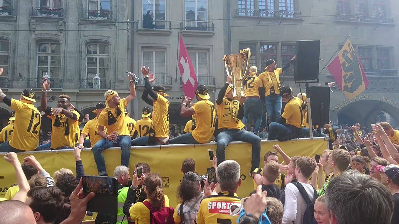 Bern bebt - Nach 32 Jahren die erste Meisterfeier für den BSC Young Boys