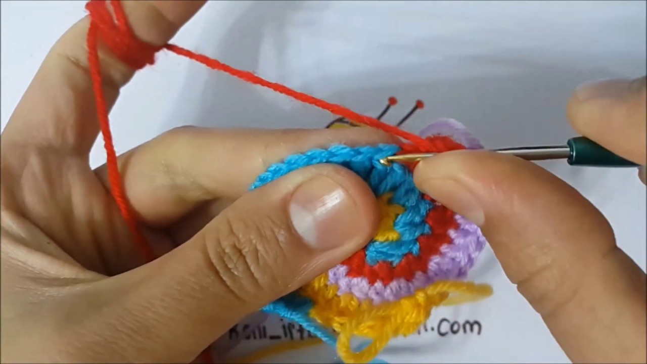 Bebek Battaniyesi Motifi Yapılışı spiral motif | knitting
