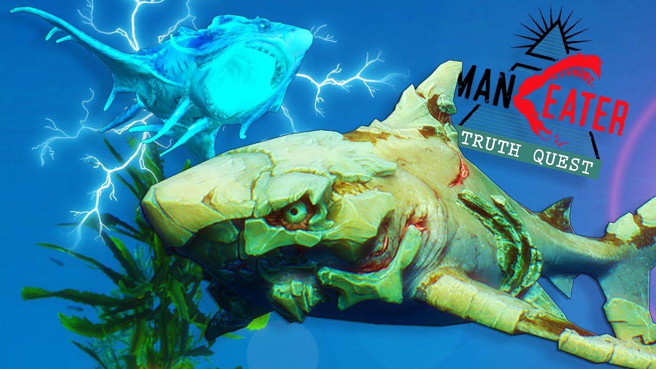 I Upgraded My SHARK to Fight Against an Electric Great White in Maneater Truth Quest!