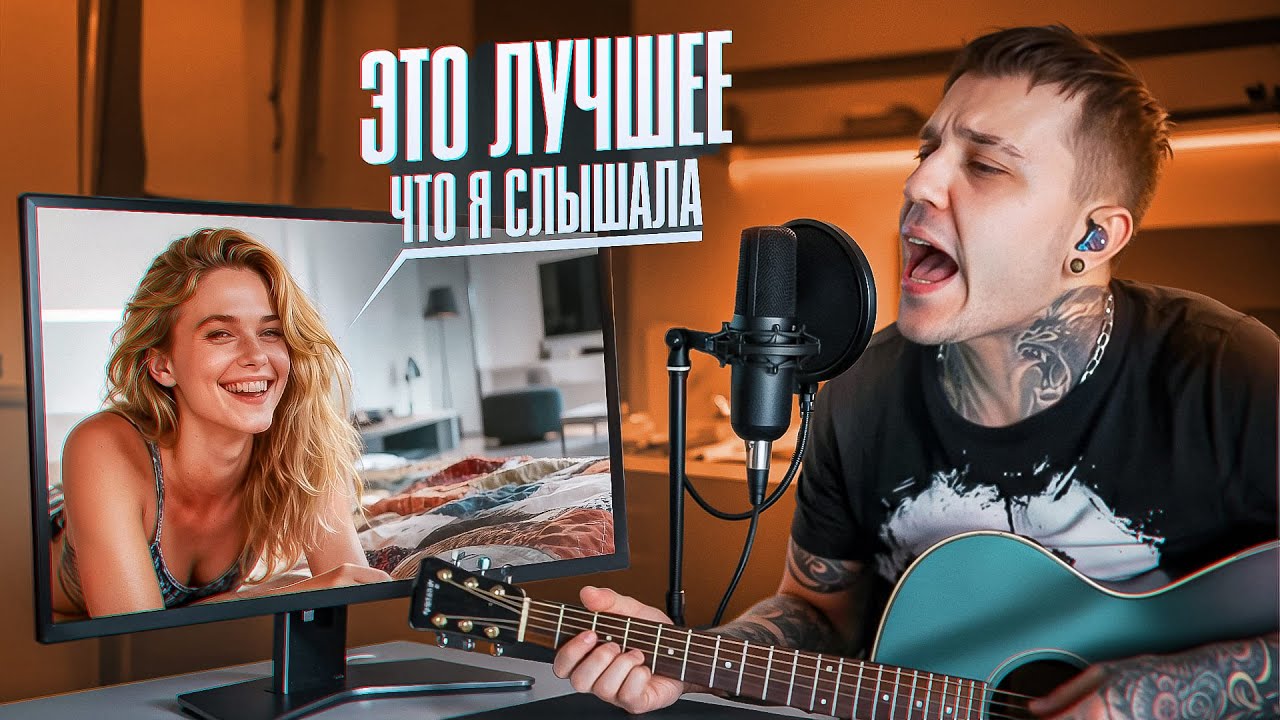 ГИТАРИСТ в ЧАТ РУЛЕТКЕ | ШОК РЕАКЦИИ девушек | LINKIN PARK, НЕРВЫ, MIYAGI
