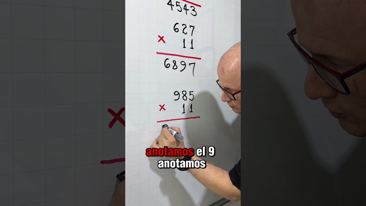 Ojo con el truco para multiplicar por 11 #shorts de #julioprofe