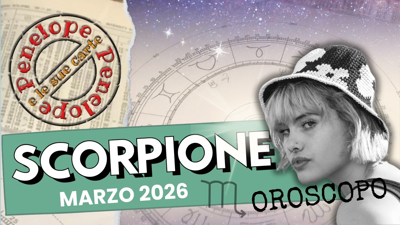 OROSCOPO SCORPIONE ♏️ MARZO 2026 • Astrologia •