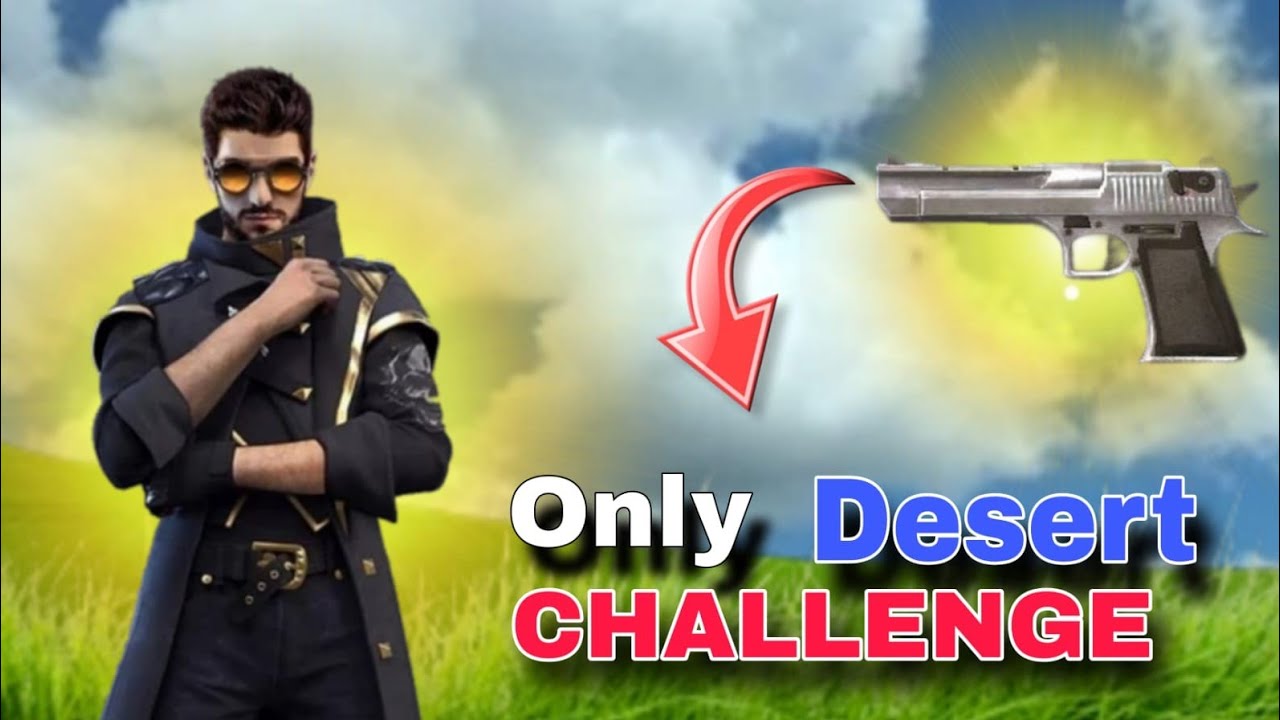 Only Desert Challenge💀💀 in BR-RANK☠️☠️