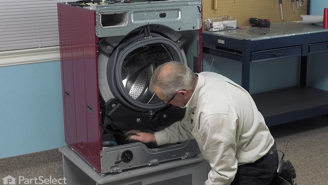 LG Washer Repair - How to Replace the Tub to Pump Hose (LG Part # 4738ER1002A)