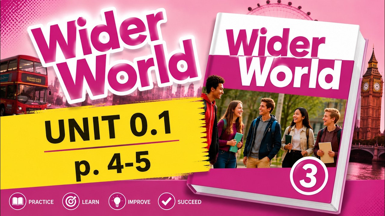 Wider World 3, Student's book, Unit 0.1 , p. 4-5