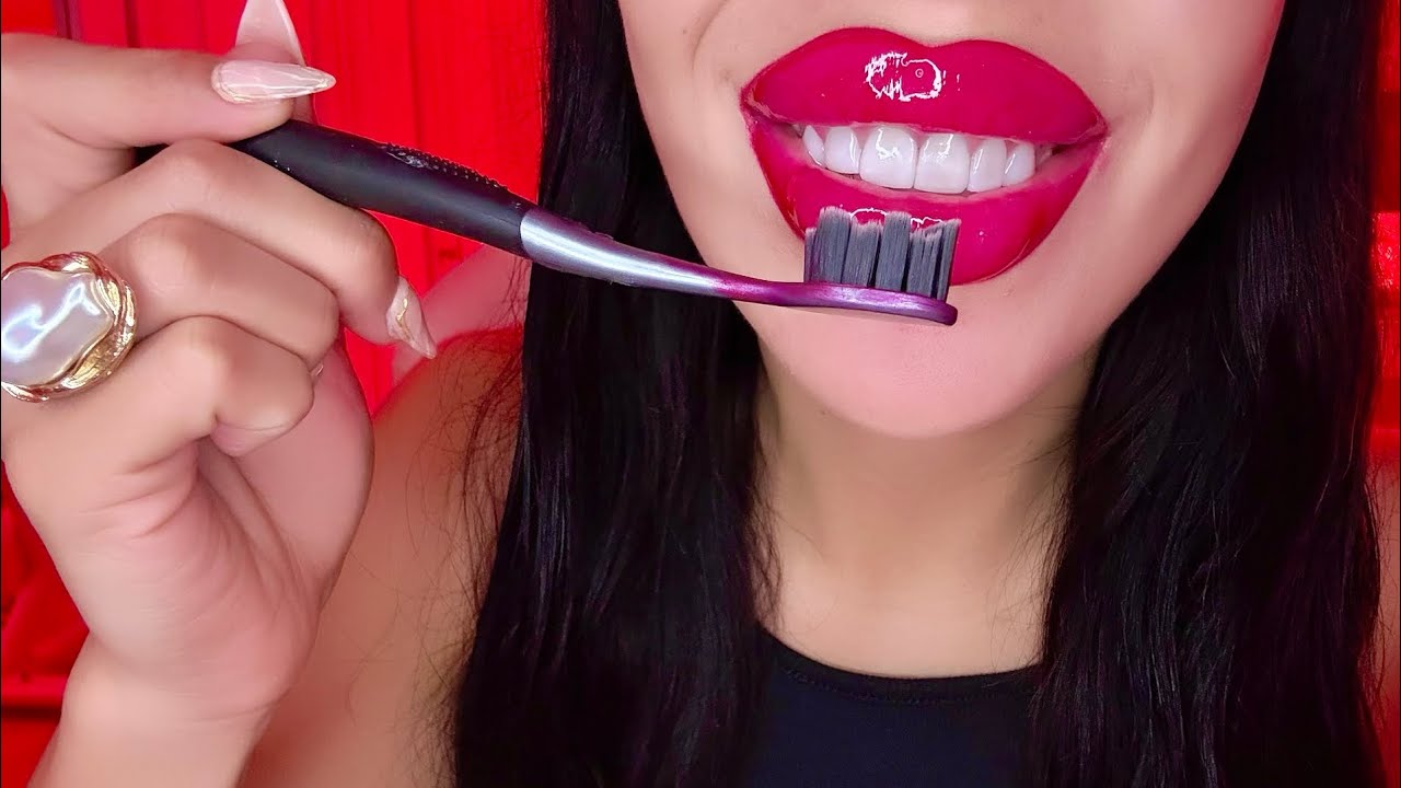 ASMR CEPILLAND0 MIS DIENTES🦷🪥