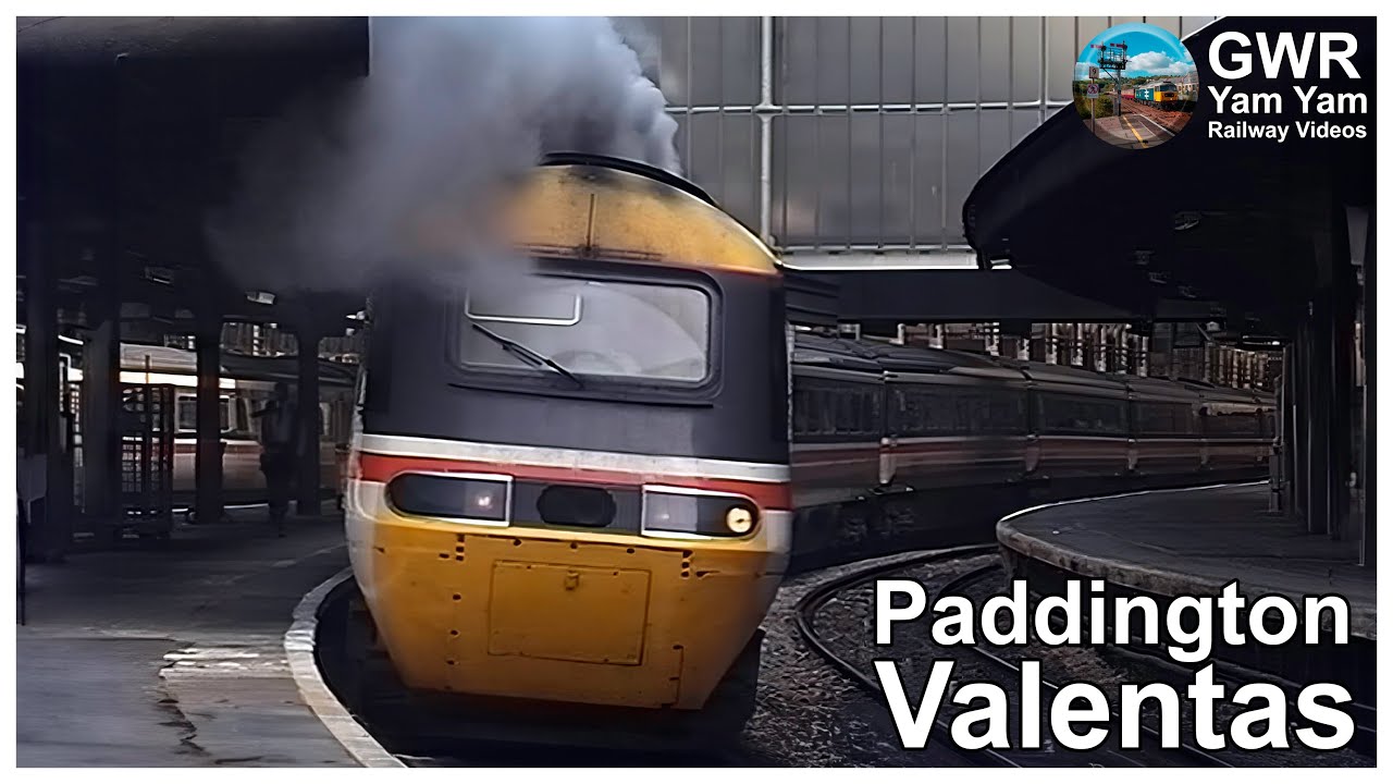 Valenta HSTs Clagging at Paddington in the 1990s - 4K Remaster