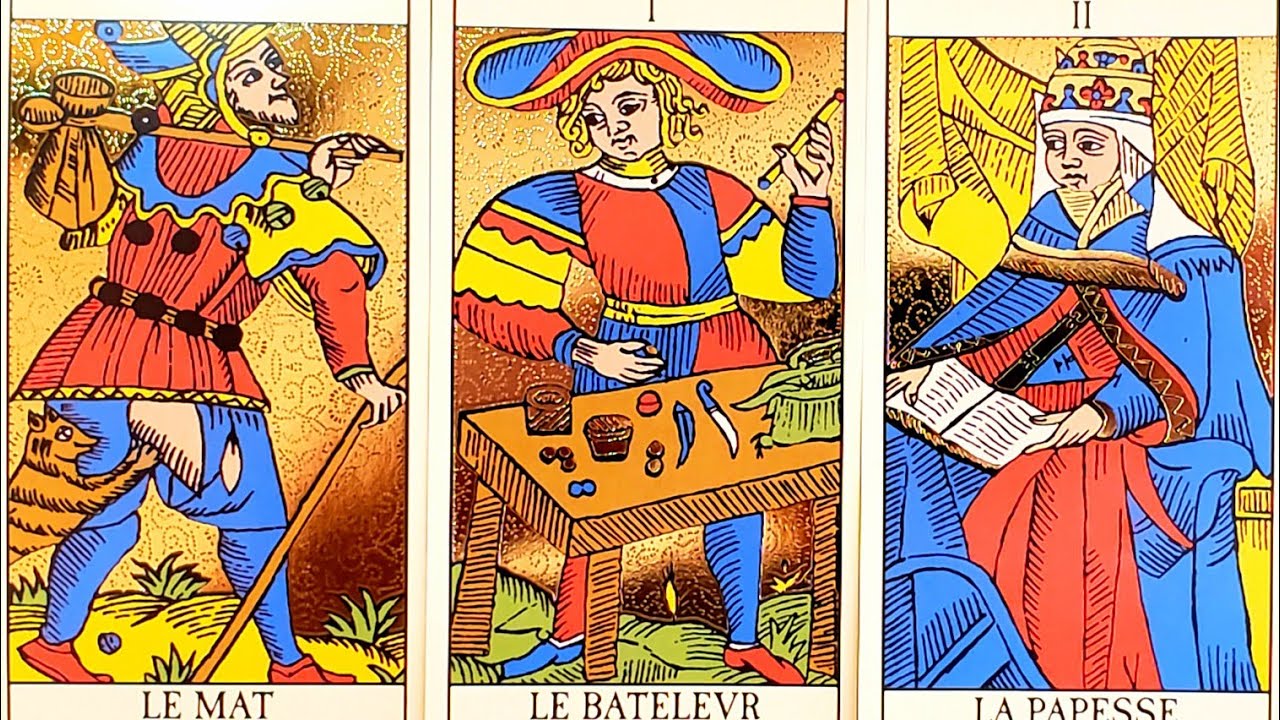 Golden Tarot of Marseille Lo Scarabeo Flip Through