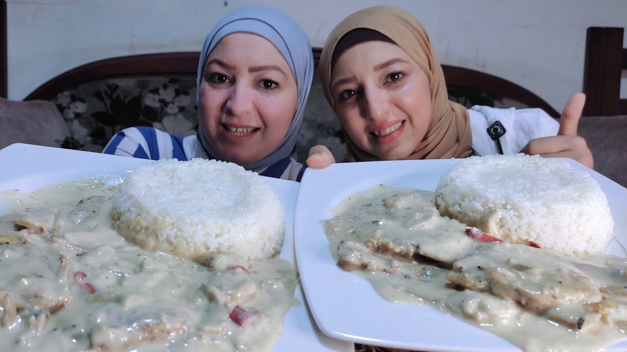 لاول مره اعمل البيكاتا بالفراخ والمشروم وكان الطعم حكايا واتحدينا بعض عليها واسماء متابعين