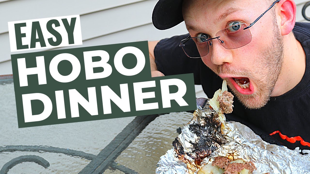 How to Make Hobo (Foil) Dinners Over a Campfire. Easy Camping Meal.