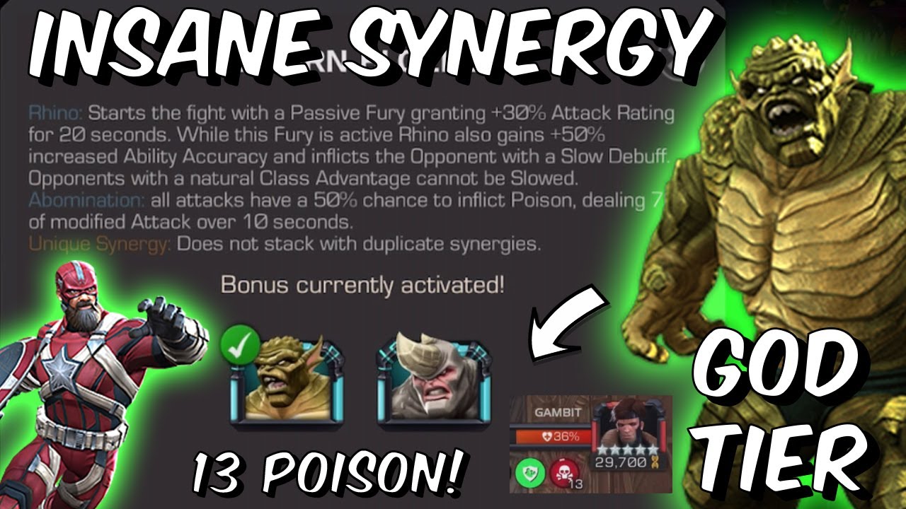 This INSANE Synergy Makes ABOMINATION GOD TIER?! - BEYOND IMPRESSED - Marvel Contest of Champions