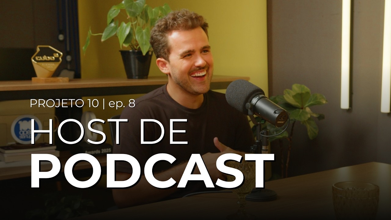 FUI HOST DE UM PODCAST E ENTREVISTEI UM CEO (aprendi mais do que esperava) | EP08 - PROJETO 10