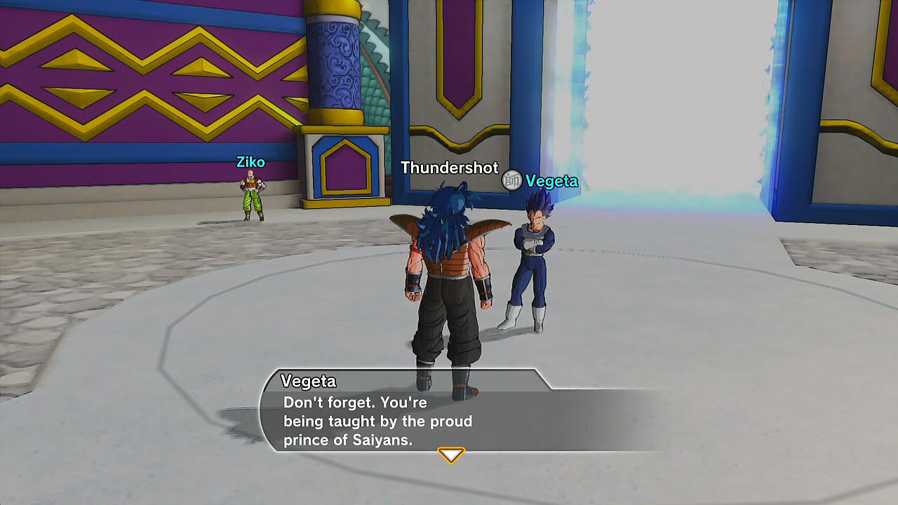 Dragon Ball Xenoverse Playthrough Part 6- New Master/Teacher Prince Vegeta!