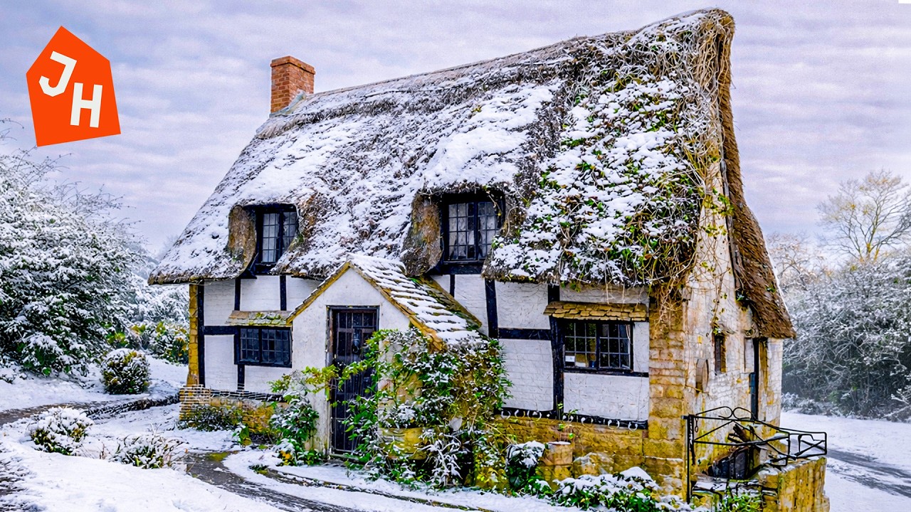 Abandoned 500 Year Old Cottage Renovation | Snow, Storm & Struggle #3