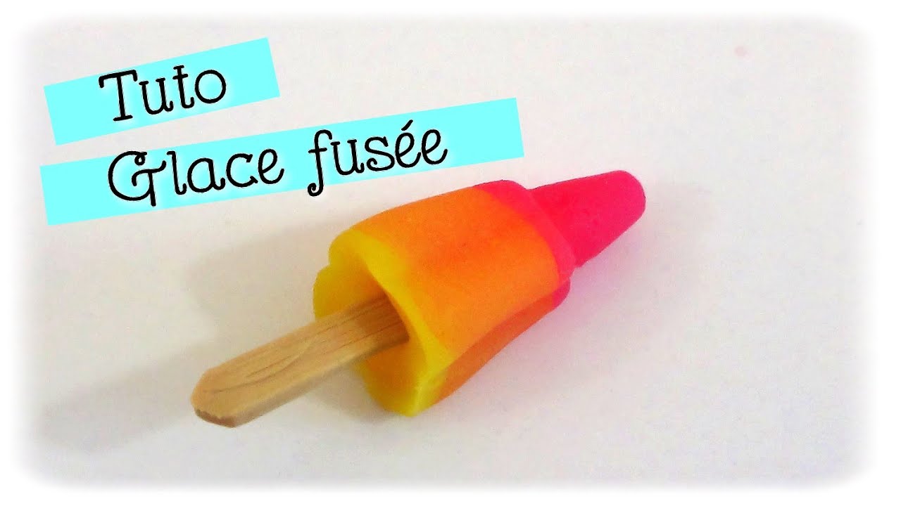 { tuto} Glace fusée en pâte polymère / FIMO