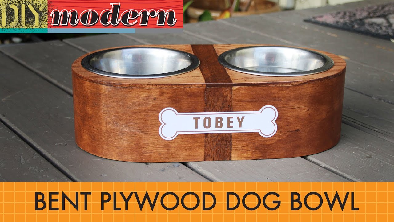 How to make a modern dog bowl