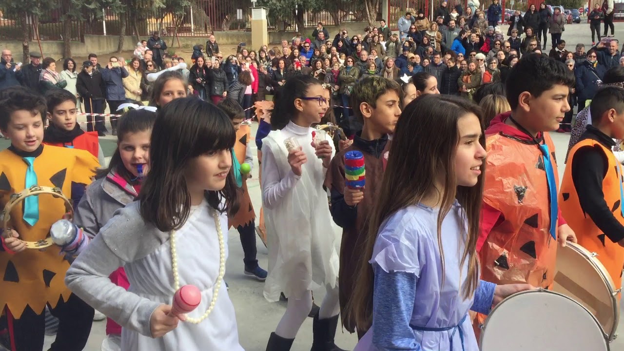 Carnaval 2018 Los Picapiedra Colegio Garcilaso de Toledo