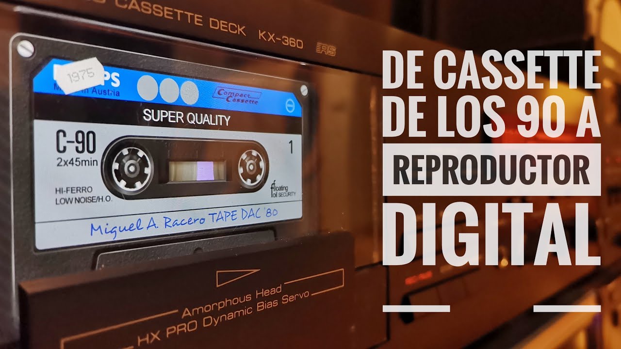 Convertir viejo cassette en reproductor digital de música
