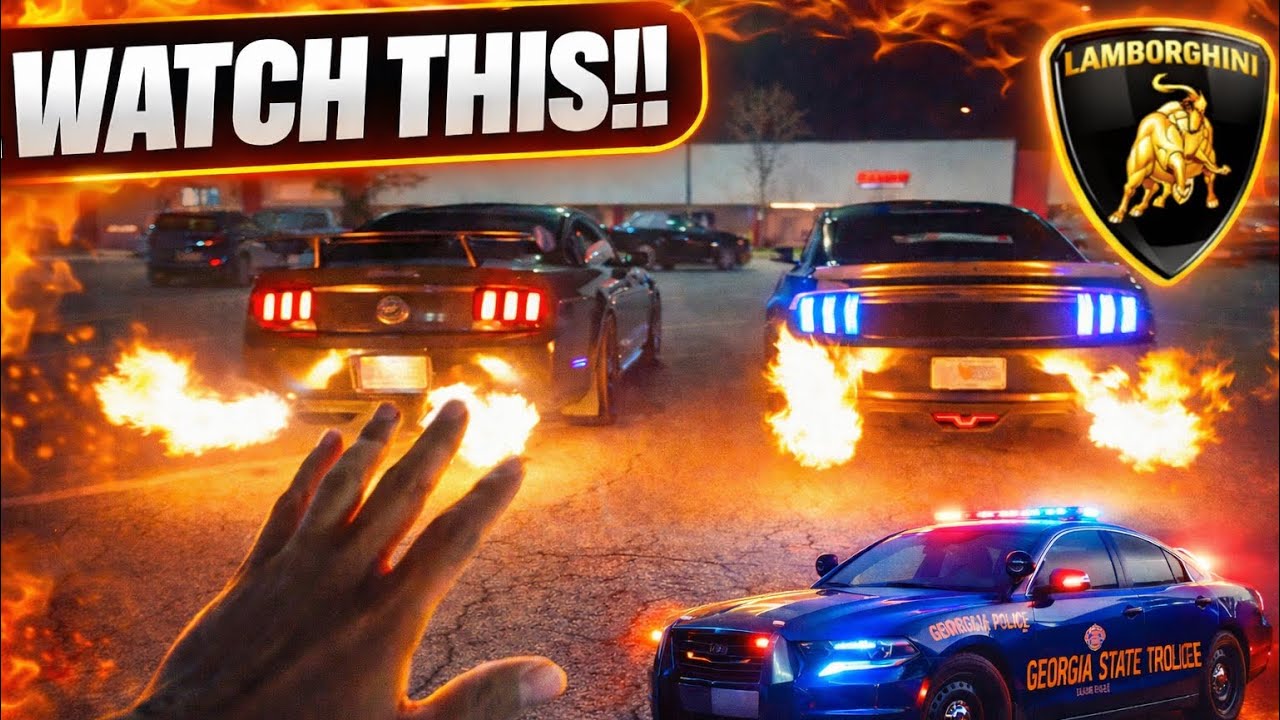 GSP PULLED UP TO THE CAR ME WITH ICE AGENTS 😳{South Atl car meet }