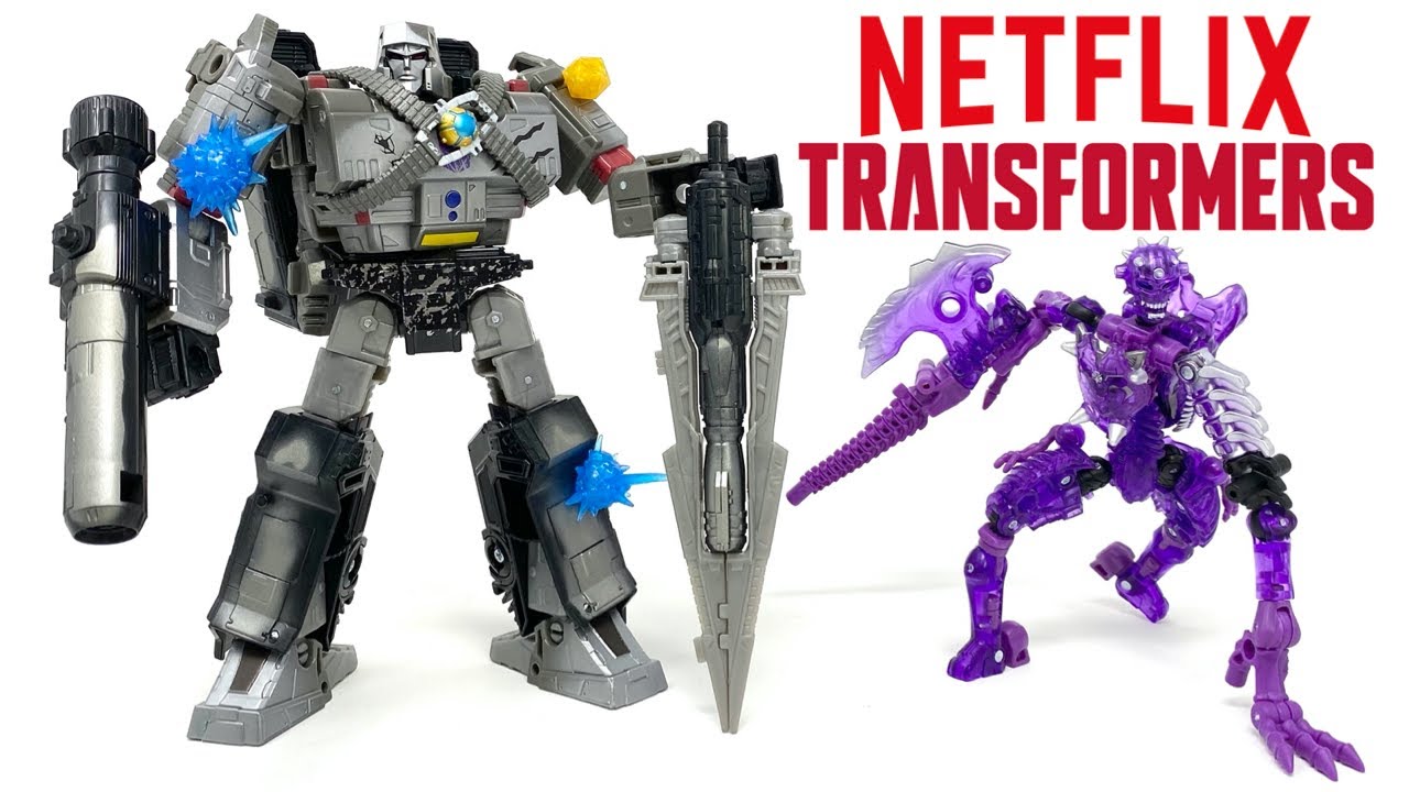 Transformers Netflix Spoiler Pack MEGATRON & SKELIVORE Unboxing & Review
