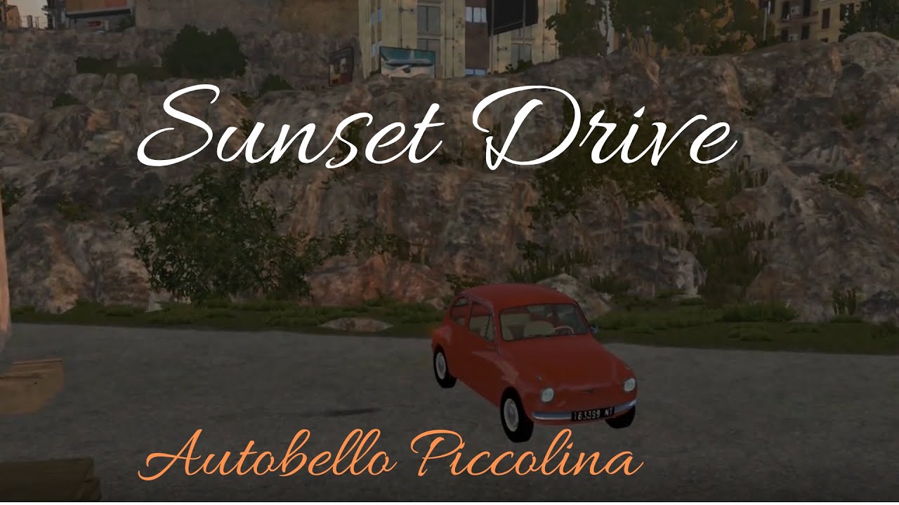 Sunset Drive | Relaxing Driving | BeamNG.drive Gameplay