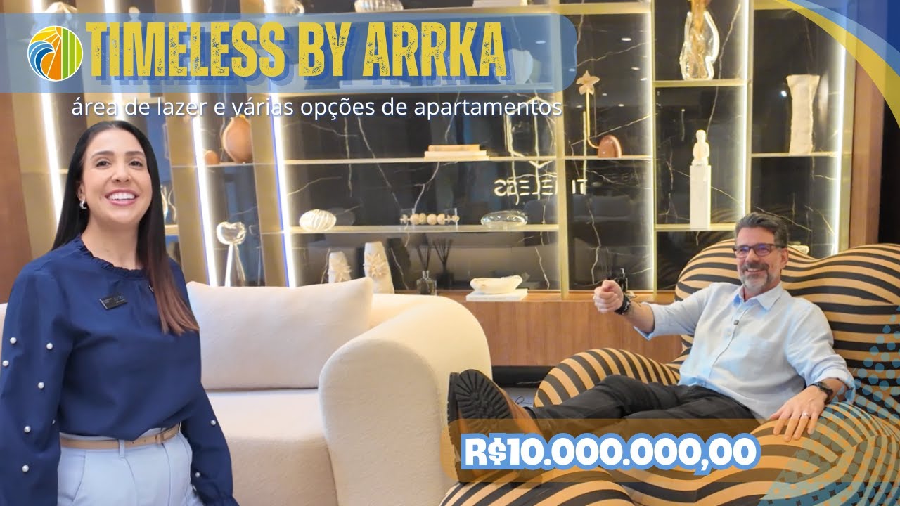 Timeless by Arrka. Visitamos tudo, os apartamentos e o lazer, assim que foram entregues.