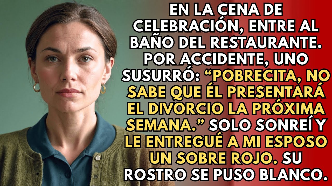 Entré al Baño del Restaurante y Escuché a los Amigos de Mi Esposo Decir: “Pobrecita, No Sabe”