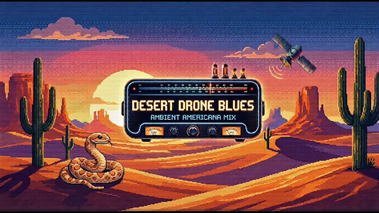 Midnight Desert Blues 🌌 • Mix No.2 • Deep Focus & Night Drive • Hypnotic Instrumental Mix