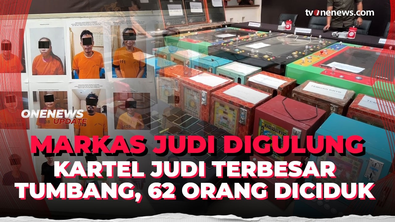 Polisi Gerebek Judi Terbesar di Medan, Puluhan Pelaku & Mesin Jackpot Diamankan | OneNews Update