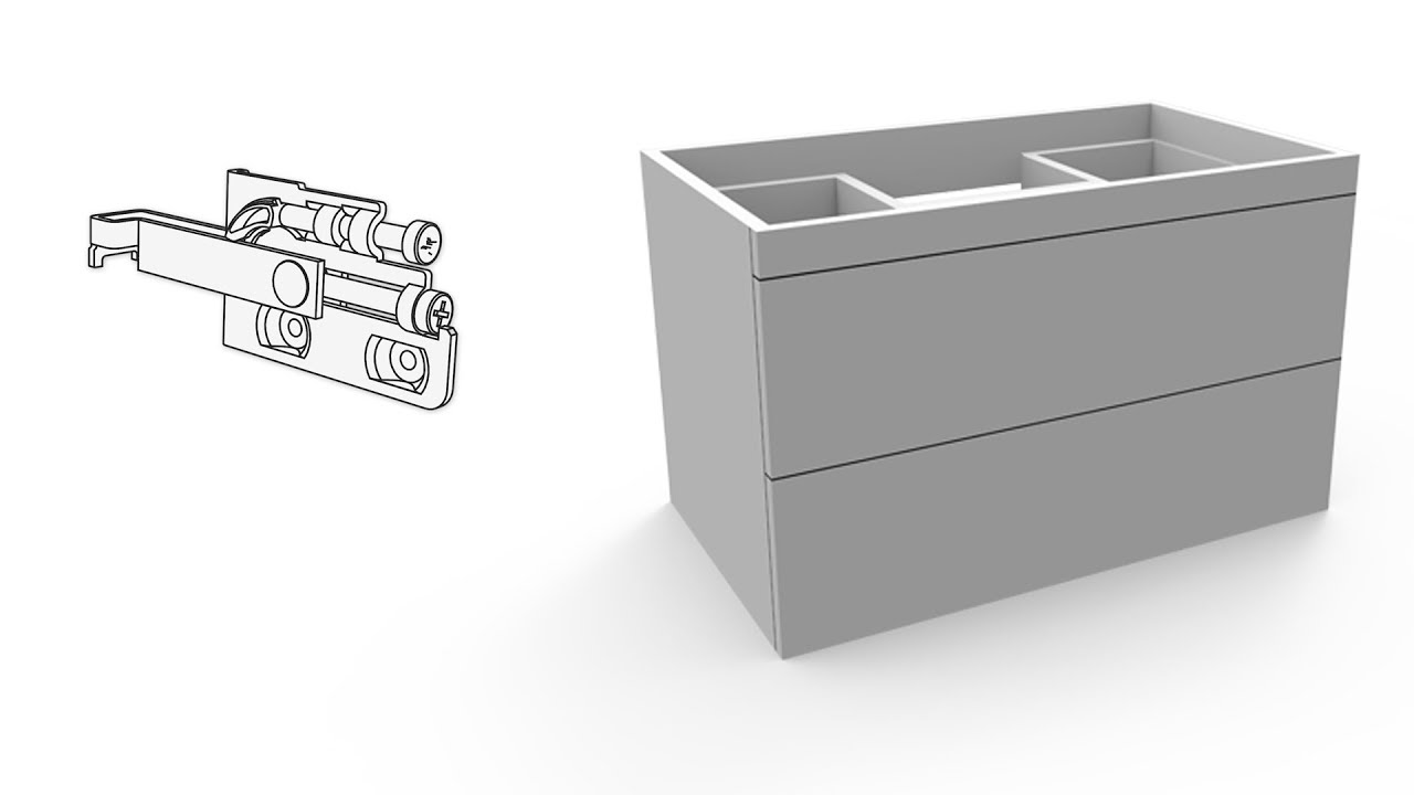Instalación de mueble con colgador Scarpi / Installation of a unit with Scarpi hanger