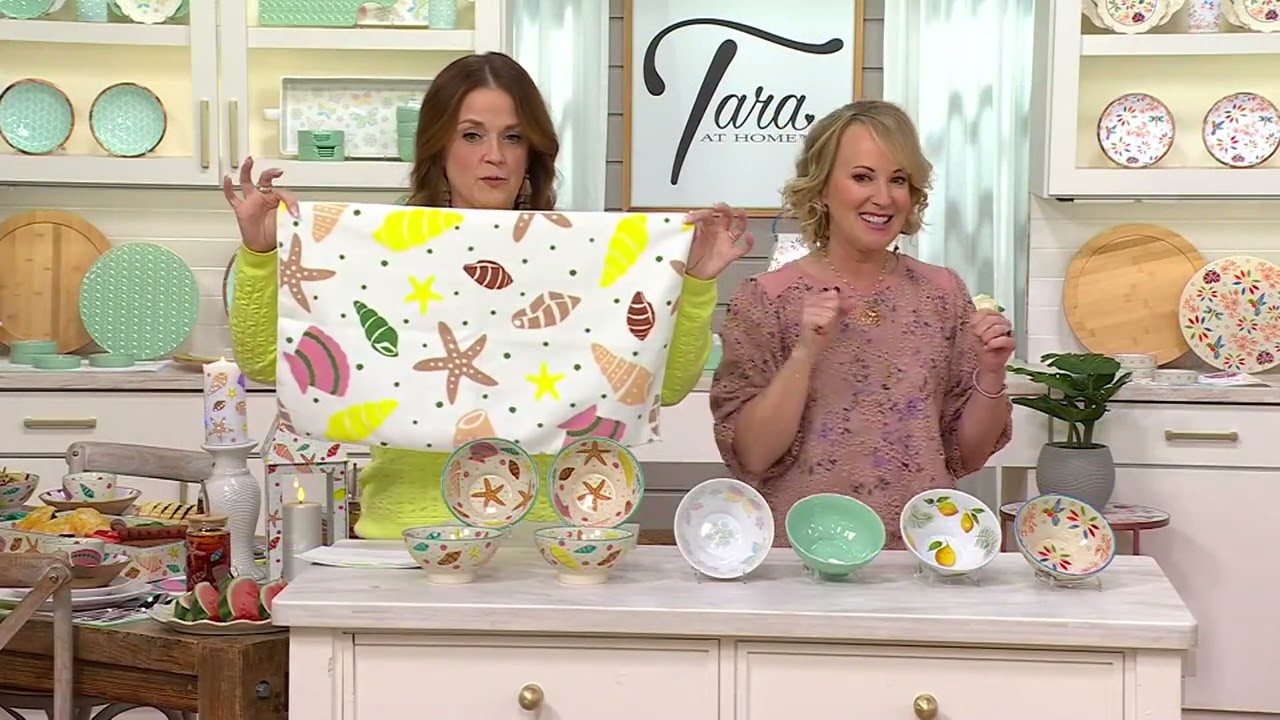 Temp-tations Seasonal Set of (4) 16-oz Pedestal Bowls on QVC