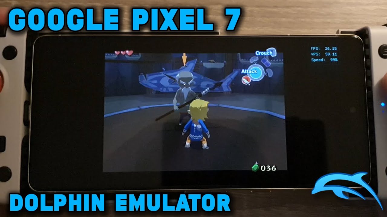Google Pixel 7 / Tensor G2 - Zelda: Wind Waker / Twilight Princess - Dolphin Emulator - Test