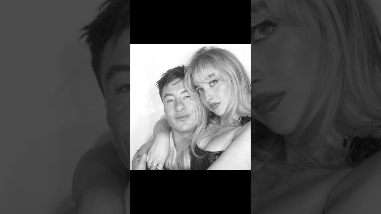 Sabrina Carpenter with Barry Keoghan at the Oscars