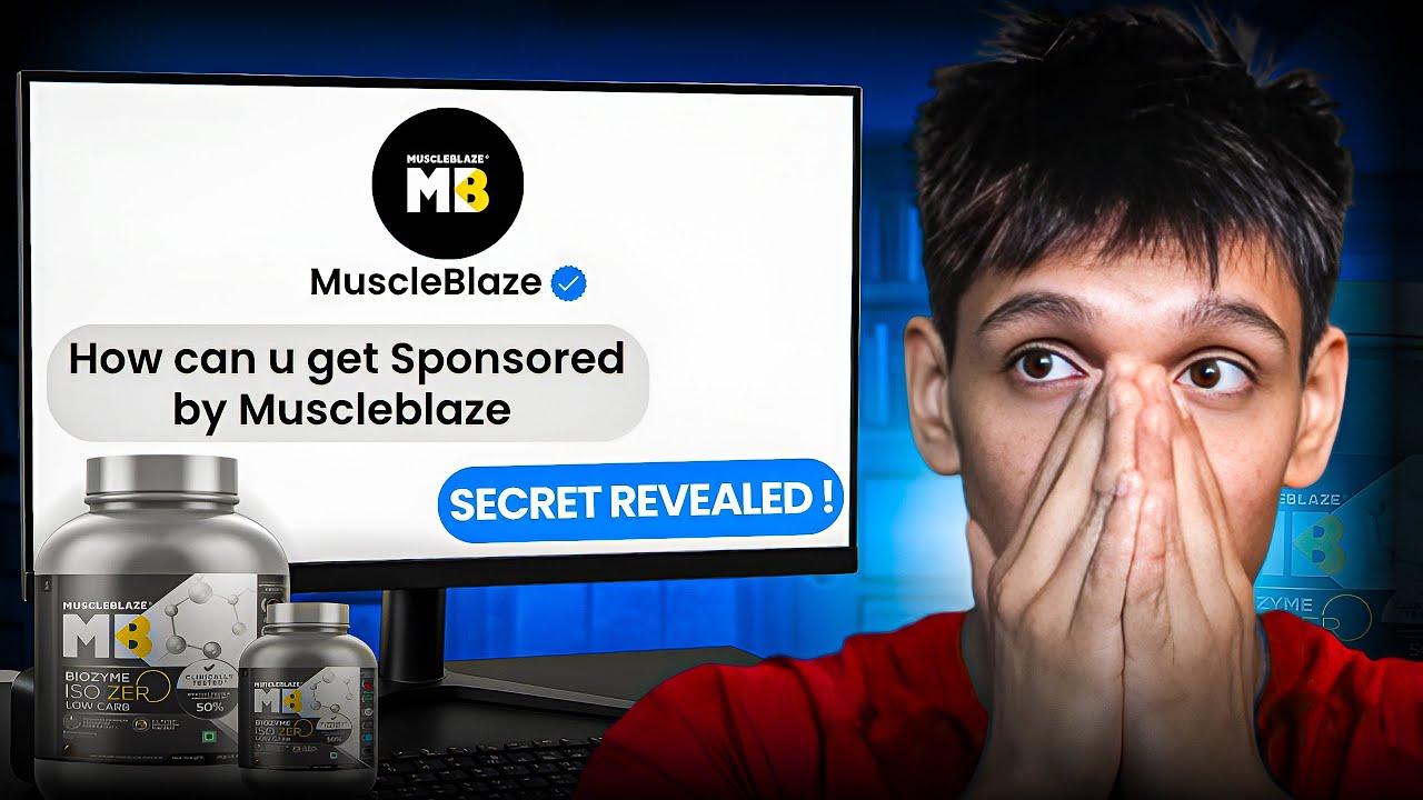 How I Got a MuscleBlaze Sponsorship | Tips to Get Brand Deals as a Small Creator
